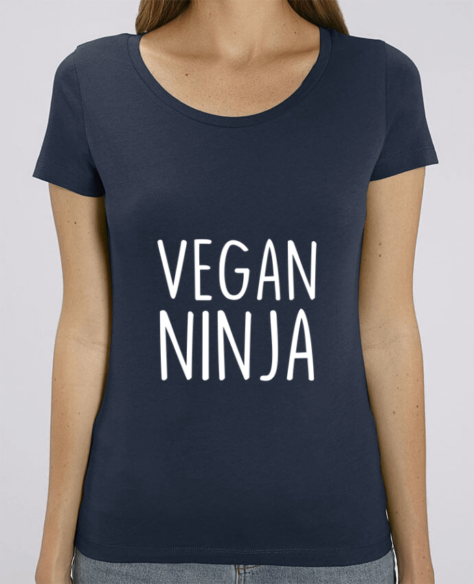 T-shirt Femme Vegan ninja par Bichette