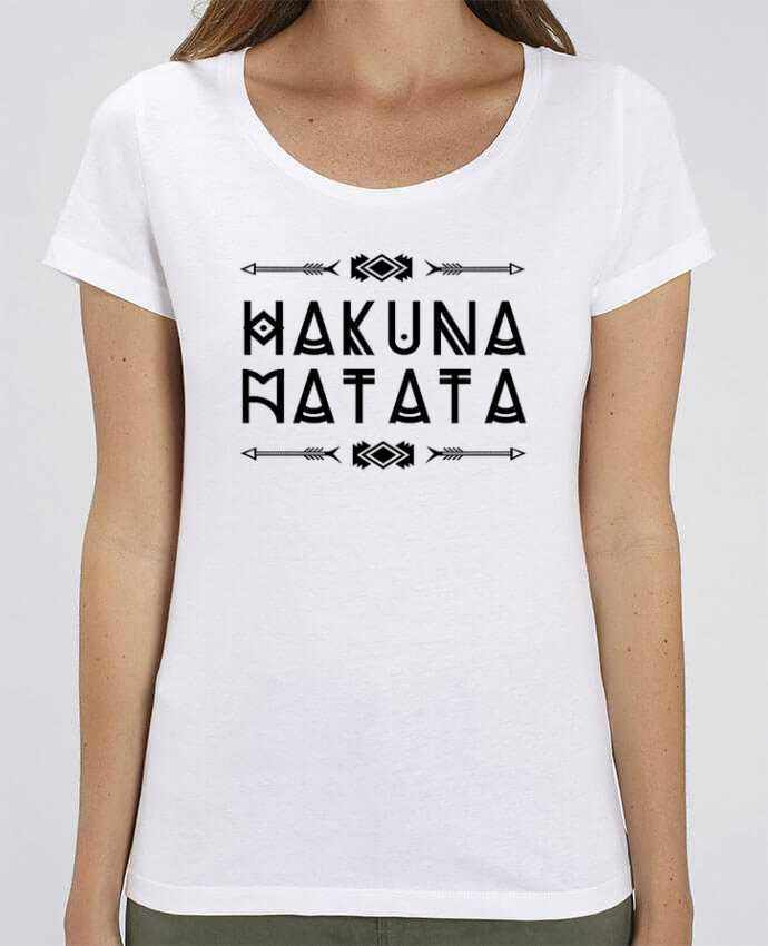 Camiseta Essential pora ella Stella Jazzer hakuna matata por DesignMe