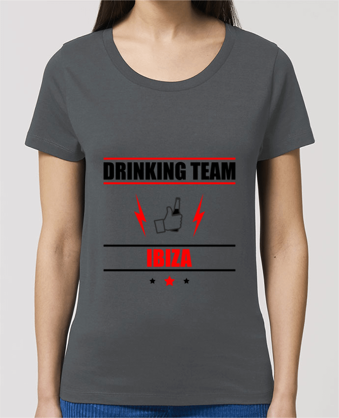 T-shirt Femme Drinking Team Ibiza par Benichan