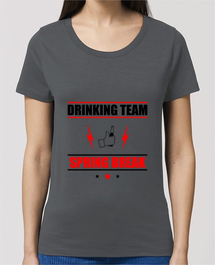 T-shirt Femme Drinking Team Spring Break par Benichan