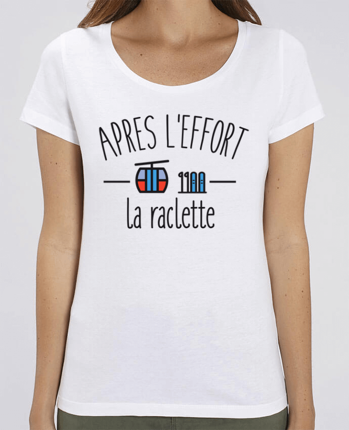 T-shirt Femme Après l'effort, la raclette par FRENCHUP-MAYO