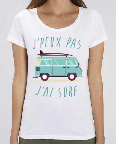 T-shirt Femme Je peux pas j'ai surf par FRENCHUP-MAYO