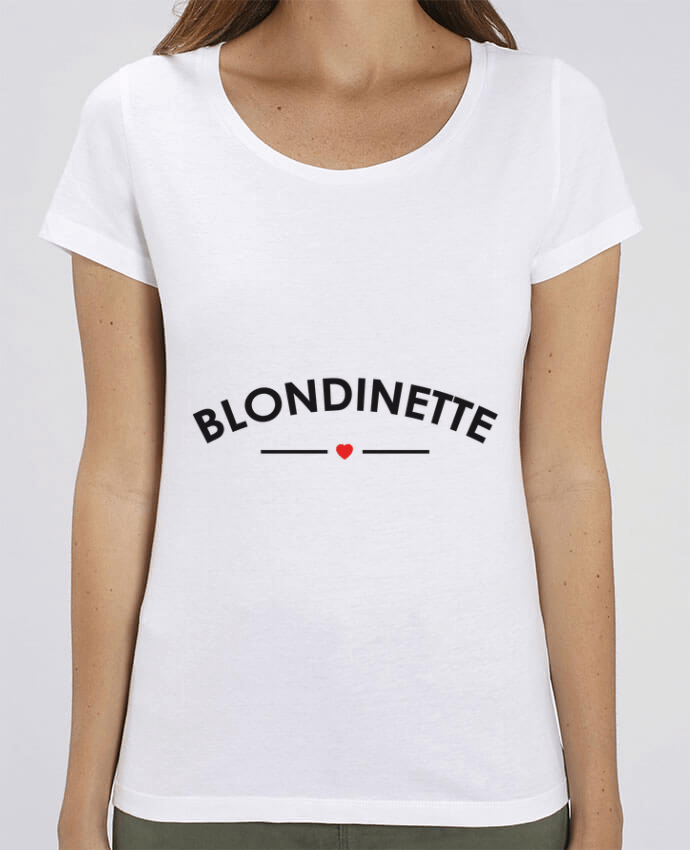 Camiseta Essential pora ella Stella Jazzer Blondinette por FRENCHUP-MAYO