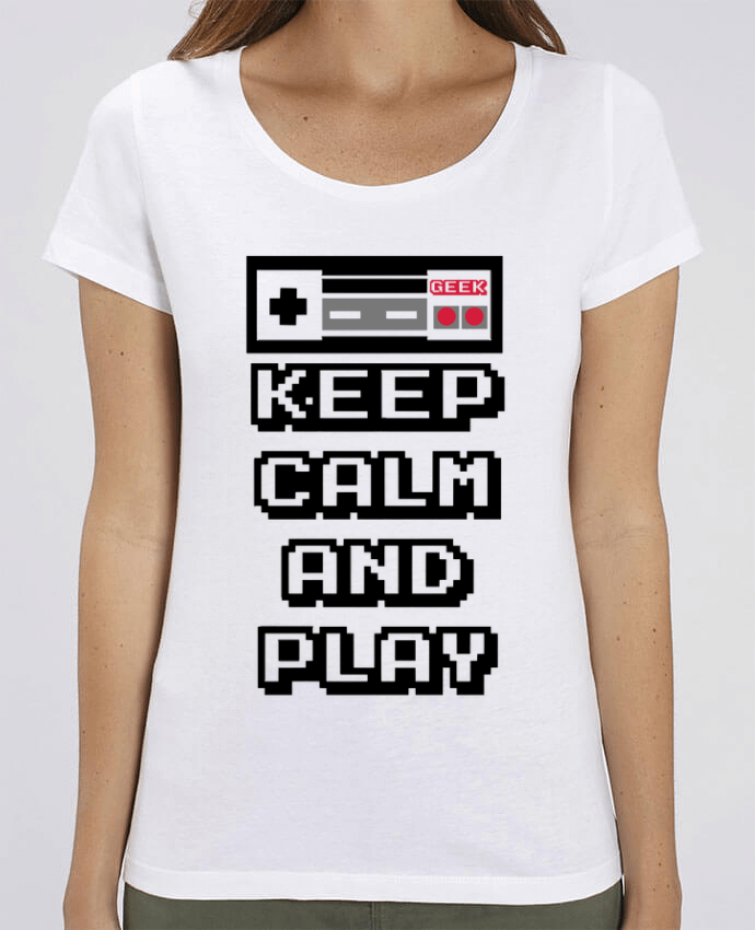 Camiseta Essential pora ella Stella Jazzer KEEP CALM AND PLAY por SG LXXXIII