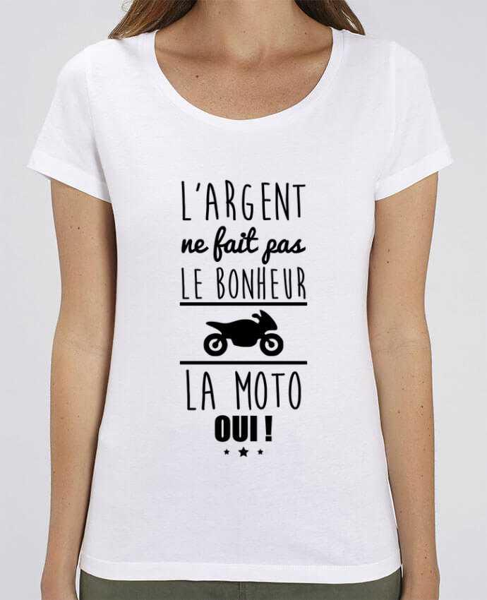 Essential women\'s t-shirt Stella Jazzer L'argent ne fait pas le bonheur la moto oui ! by Benichan