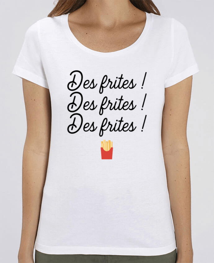 T-shirt Femme Des frites ! par Original t-shirt