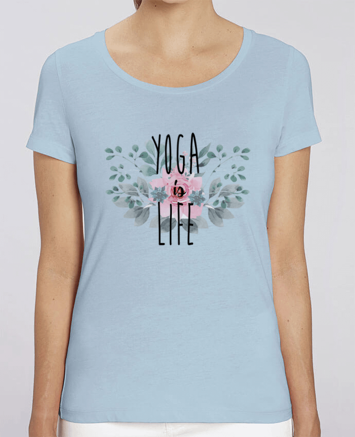 T-shirt Femme Yoga is life par tunetoo