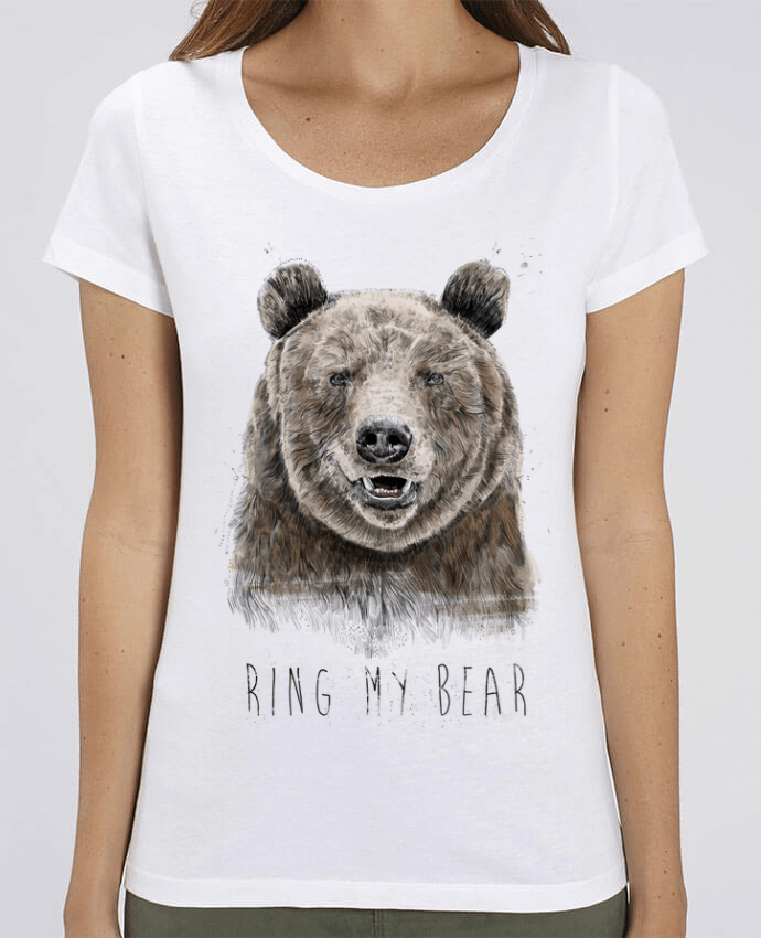 Essential women\'s t-shirt Stella Jazzer Ring my bear by Balàzs Solti