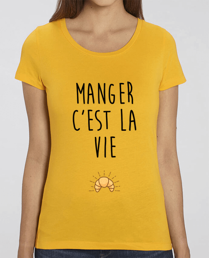 Essential women\'s t-shirt Stella Jazzer Manger c'est la vie by tunetoo