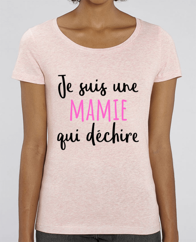 Essential women\'s t-shirt Stella Jazzer Je suis une mamie qui déchire by tunetoo