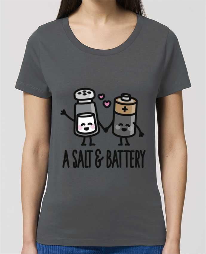 T-shirt Femme A salt and battery par LaundryFactory