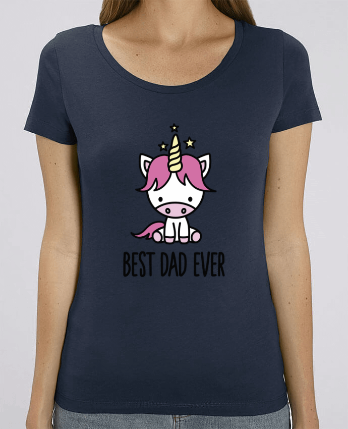 Camiseta Essential pora ella Stella Jazzer Best dad ever por LaundryFactory