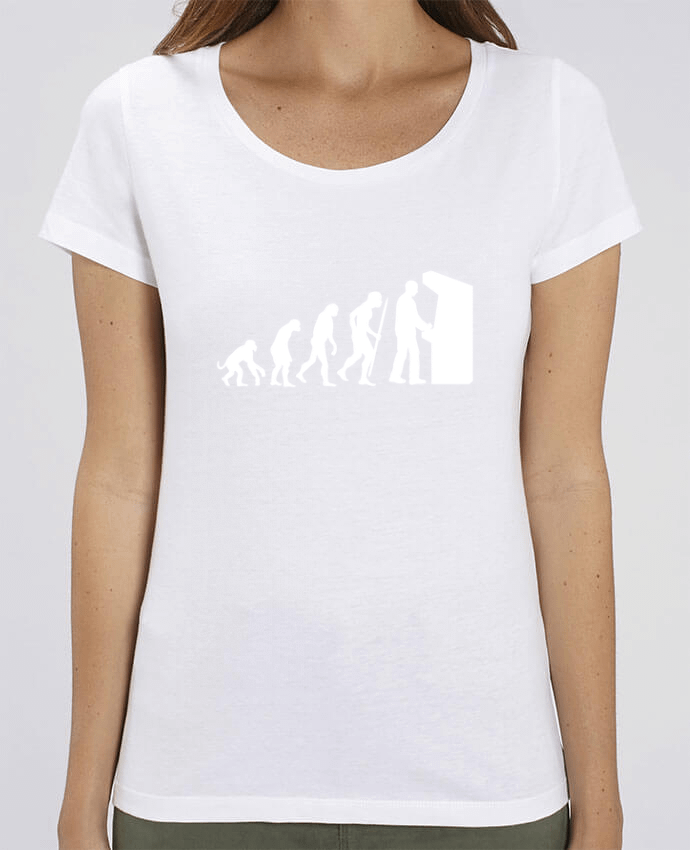 Camiseta Essential pora ella Stella Jazzer Evolution Aracade por LaundryFactory