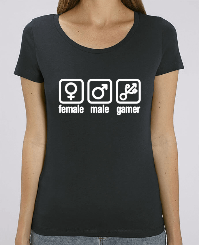 T-Shirt Essentiel - Stella Jazzer Female male gamer by LaundryFactory