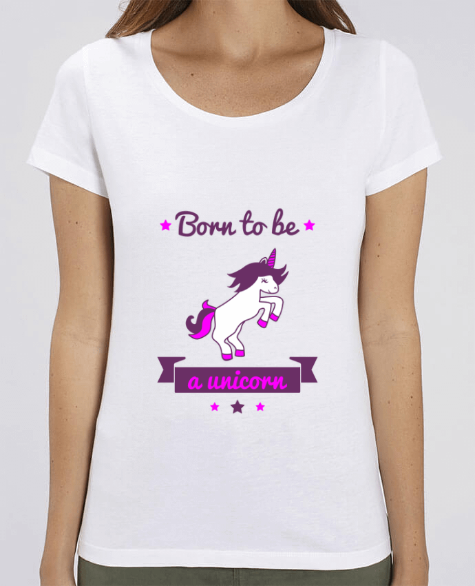 T-shirt Femme Born to be a unicorn par Benichan