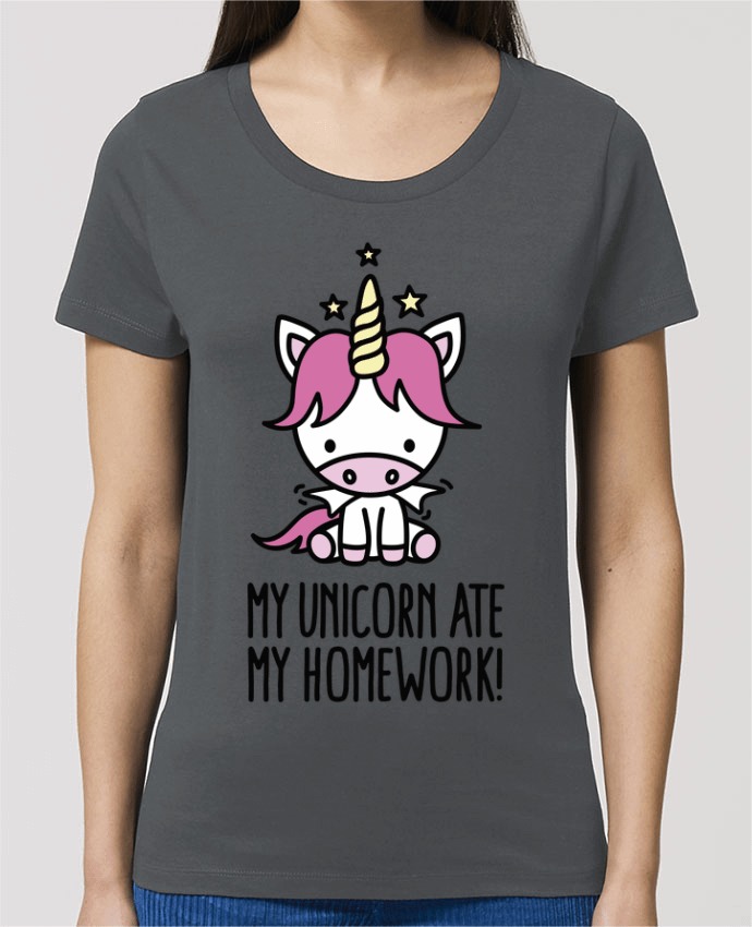 Camiseta Essential pora ella Stella Jazzer My unicorn ate my homework por LaundryFactory