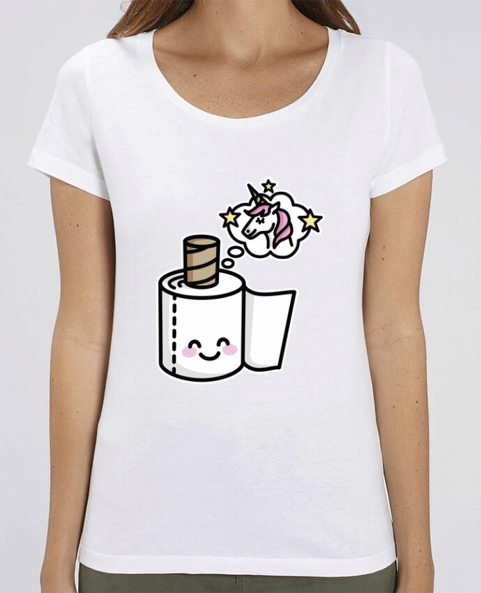 Camiseta Essential pora ella Stella Jazzer Unicorn Toilet Paper por LaundryFactory