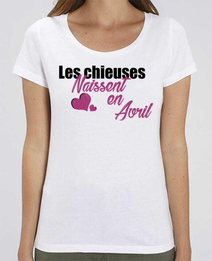 Camiseta Essential pora ella Stella Jazzer Les chieuses naissent en Avril por tunetoo