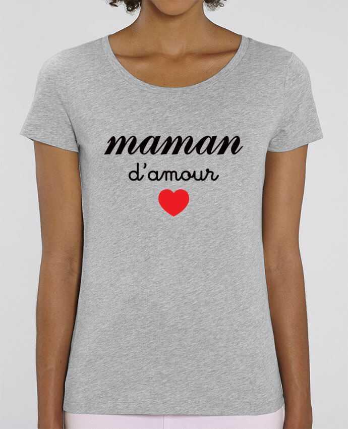 Camiseta Essential pora ella Stella Jazzer Maman D'amour por Freeyourshirt.com