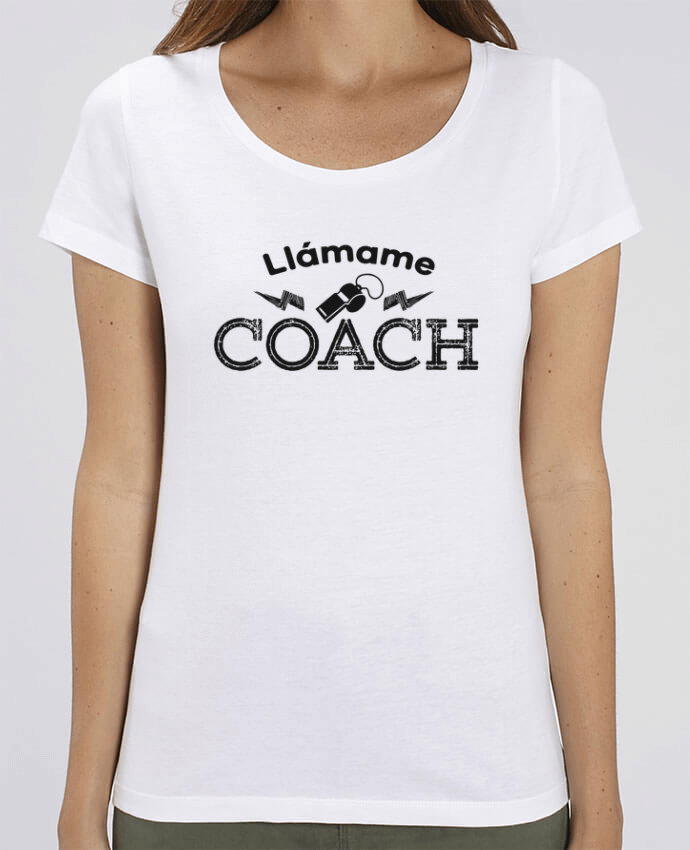 Essential women\'s t-shirt Stella Jazzer Llámame Coach by tunetoo