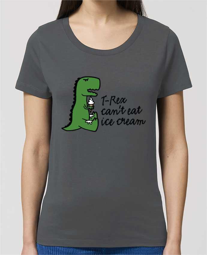 Camiseta Essential pora ella Stella Jazzer TREX CANT EAT ICE por LaundryFactory