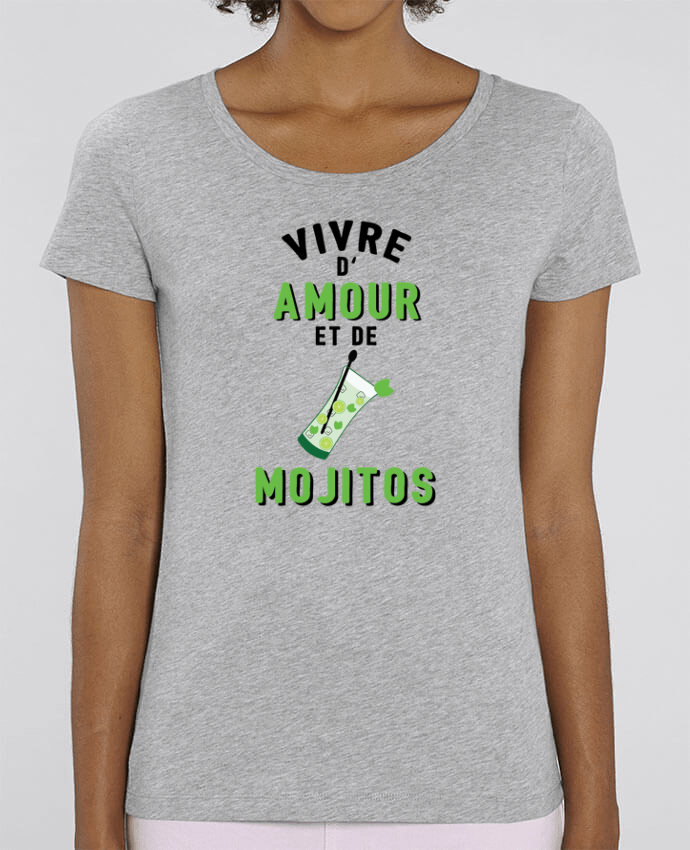 T-shirt Femme Vivre d'amour et de mojitos par tunetoo