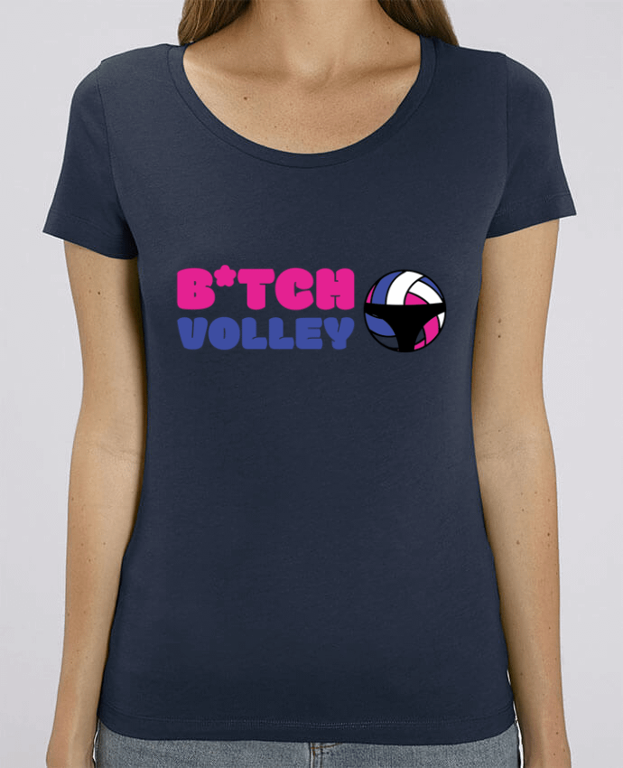 Essential women\'s t-shirt Stella Jazzer B*tch volley by tunetoo