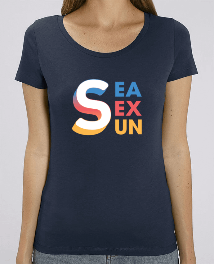 T-shirt Femme Sea Sex Sun par tunetoo