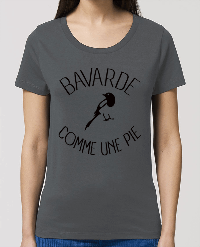 T-shirt Femme Bavarde comme une Pie par Freeyourshirt.com