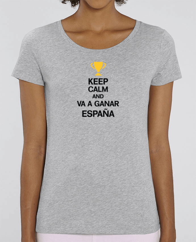 T-shirt Femme Keep calm and va a ganar par tunetoo