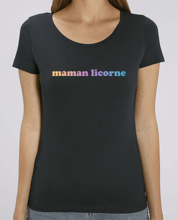 T-shirt Femme Maman licorne par arsen