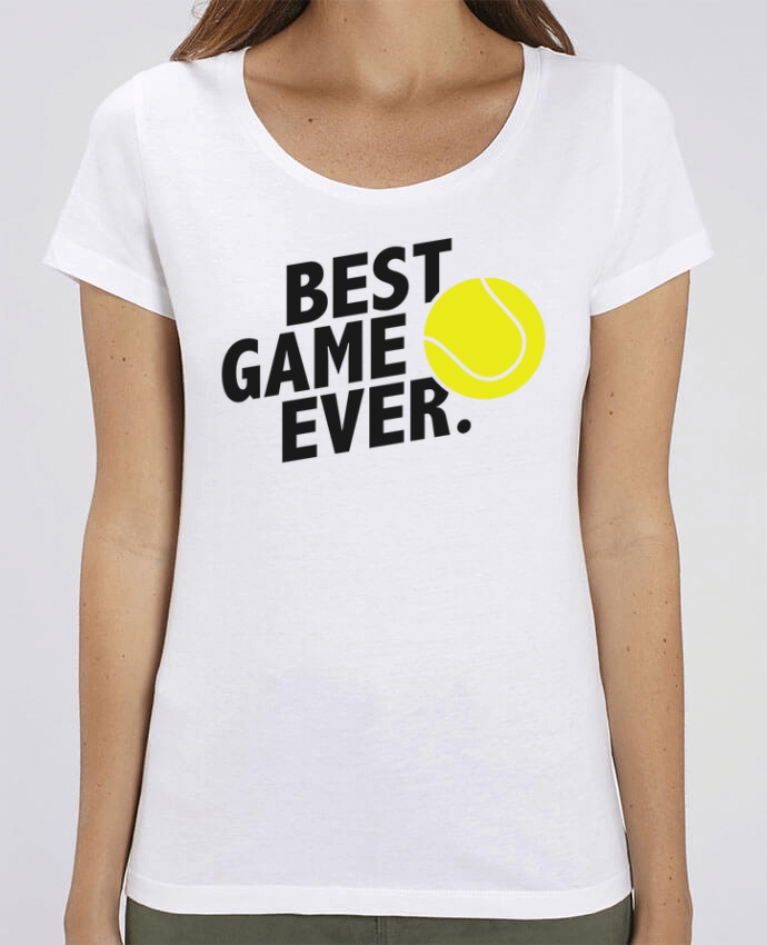 T-shirt Femme BEST GAME EVER Tennis par tunetoo