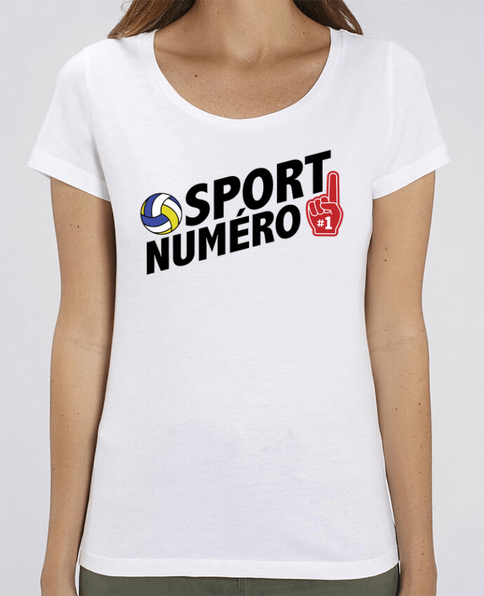 T-shirt Femme Sport numéro 1 Volley par tunetoo