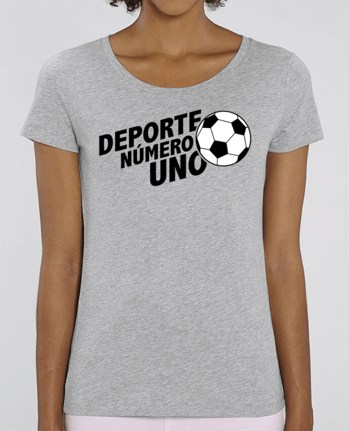 Camiseta Essential pora ella Stella Jazzer Deporte Número Uno Futbol por tunetoo