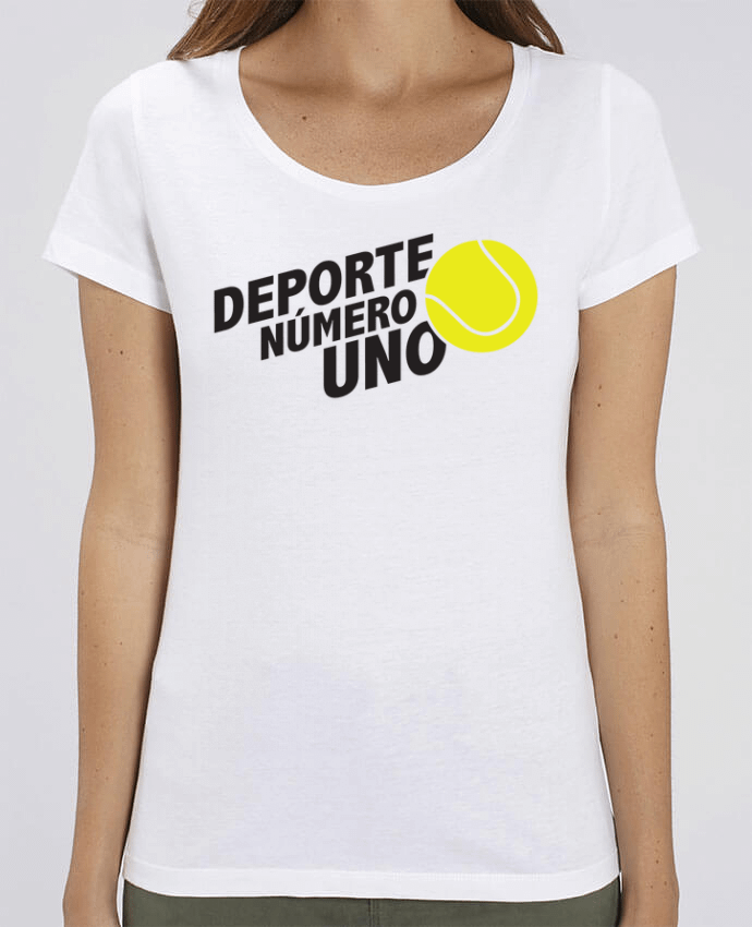 T-shirt Femme Deporte Número Uno Tennis par tunetoo