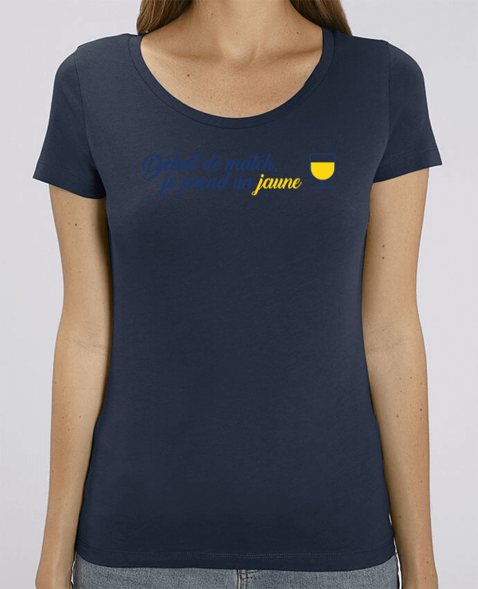 Essential women\'s t-shirt Stella Jazzer Début de match, je prend un jaune by tunetoo