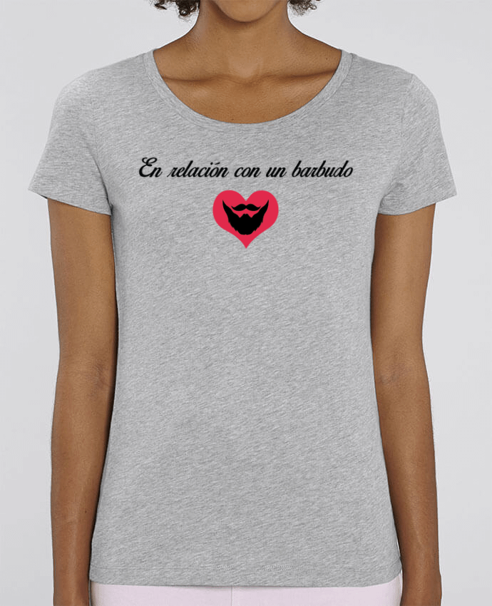 T-shirt Femme En relación con un barbudo par tunetoo