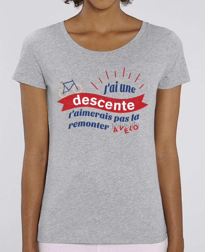 T-Shirt Essentiel - Stella Jazzer J'ai une descente t'aimerais pas la remonter à vélo by tunetoo