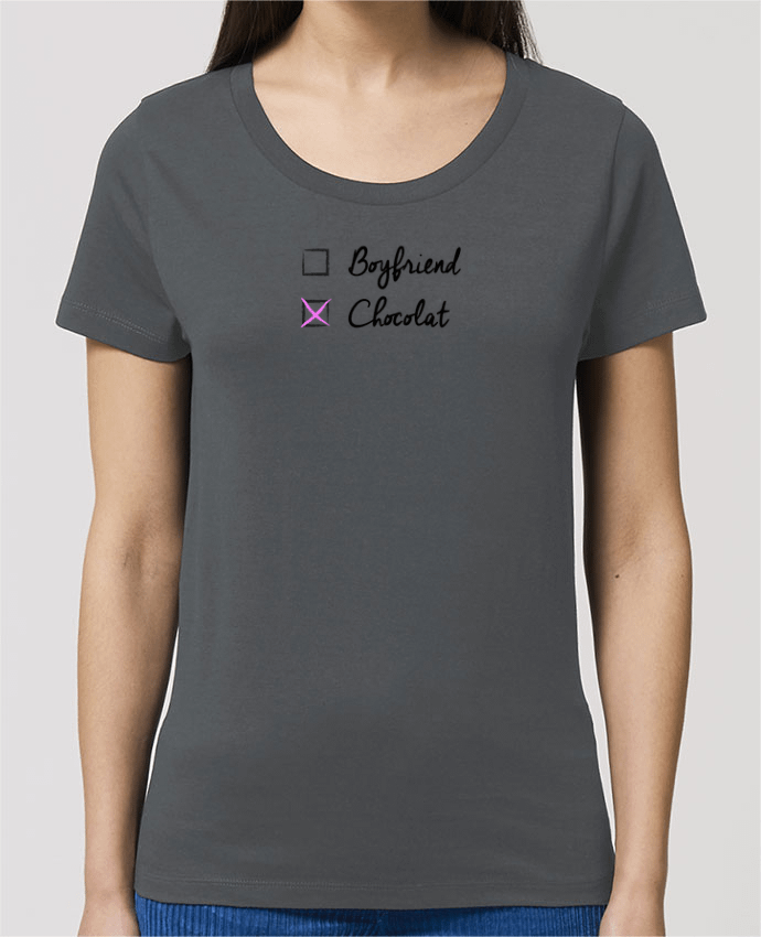 T-shirt Femme Boyfriend X Chocolat par tunetoo
