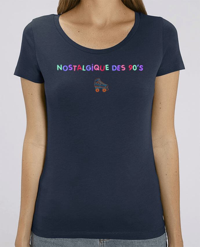 T-shirt Femme Nostalgique 90s Roller par tunetoo