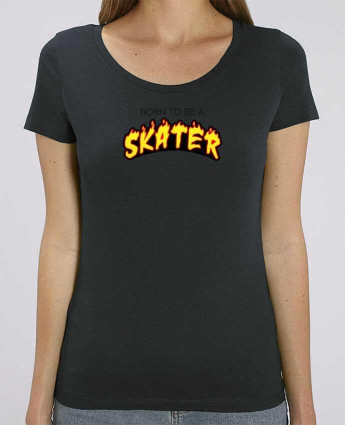 Camiseta Essential pora ella Stella Jazzer Born to be a skater por tunetoo