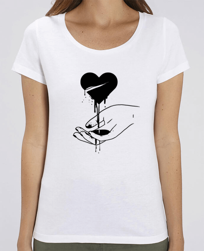 Essential women\'s t-shirt Stella Jazzer COeur qui coule by tattooanshort