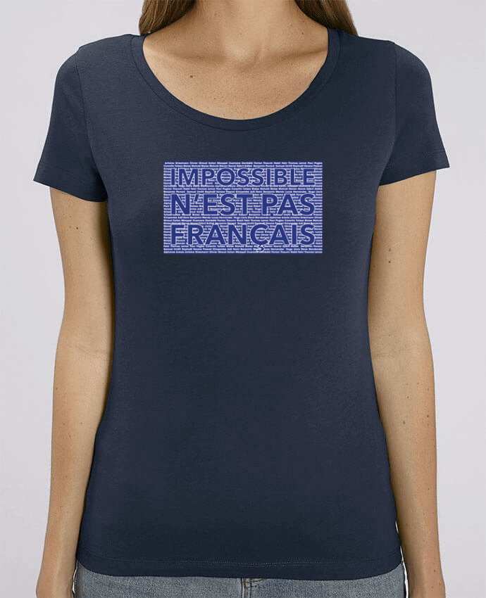 Essential women\'s t-shirt Stella Jazzer Impossible n'est pas français by tunetoo