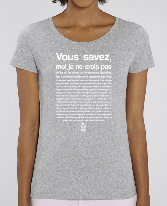 T-shirt Femme Citation Scribe Astérix par tunetoo