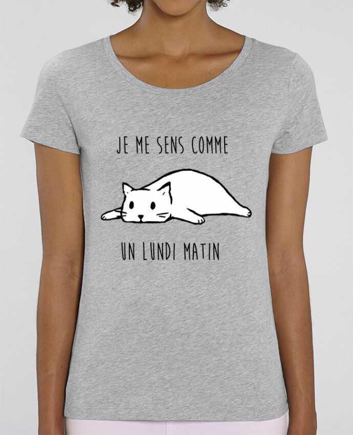 T-Shirt Essentiel - Stella Jazzer chat - je me sens comme un lundi matin by DesignMe