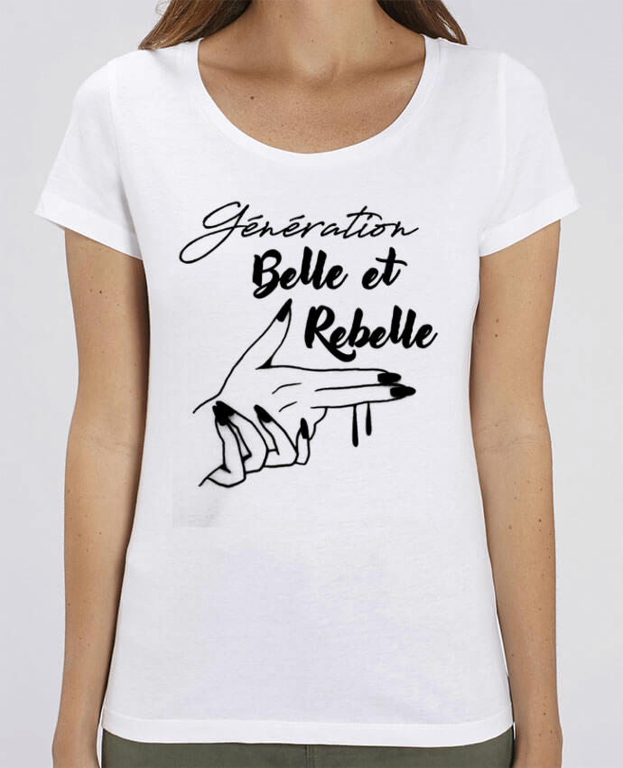 Essential women\'s t-shirt Stella Jazzer génération belle et rebelle by DesignMe