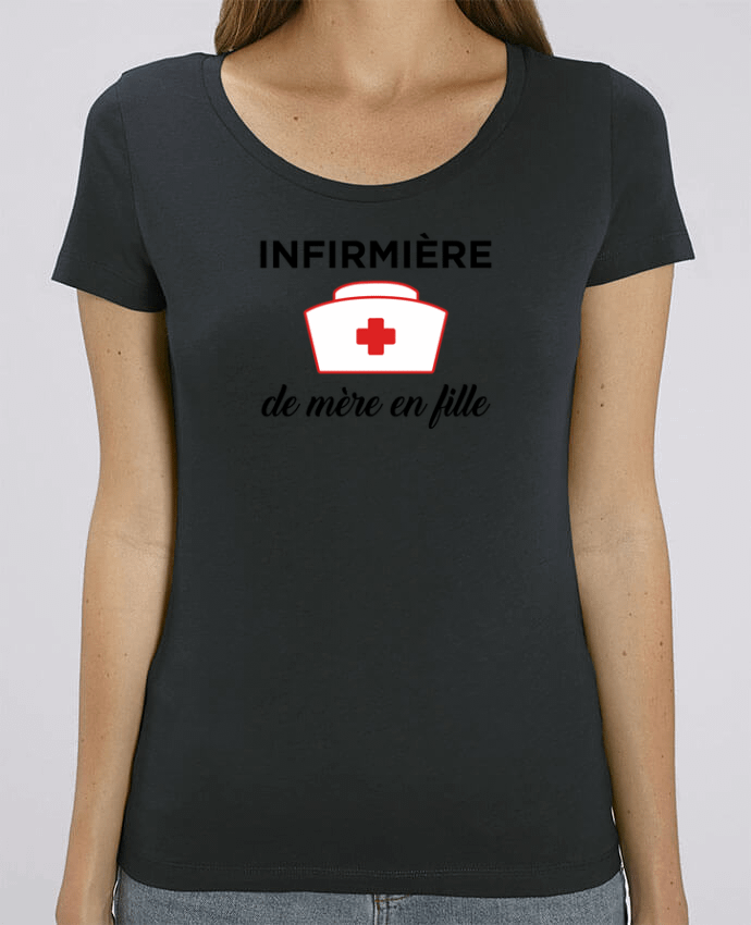 T-shirt Femme Infirmière de mère en fille par tunetoo