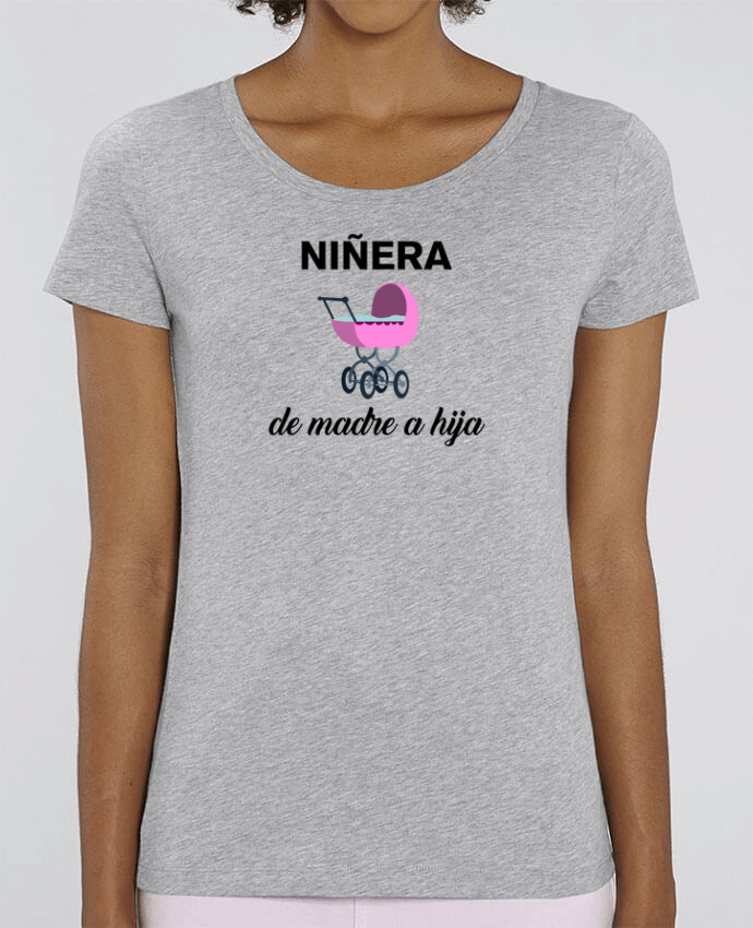 T-shirt Femme Niñera de madre a hija par tunetoo
