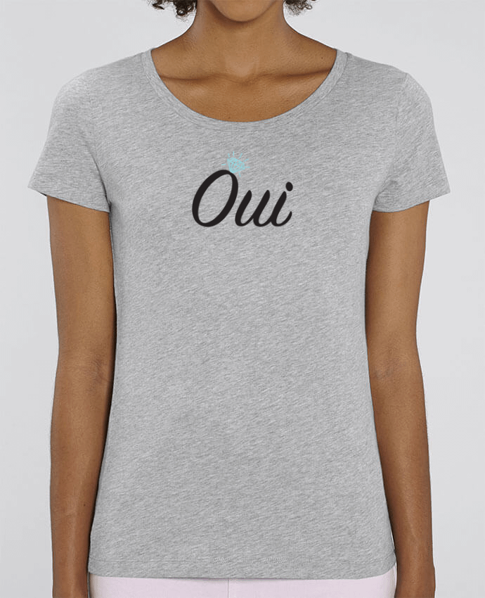 T-shirt Femme Oui, mariage par tunetoo