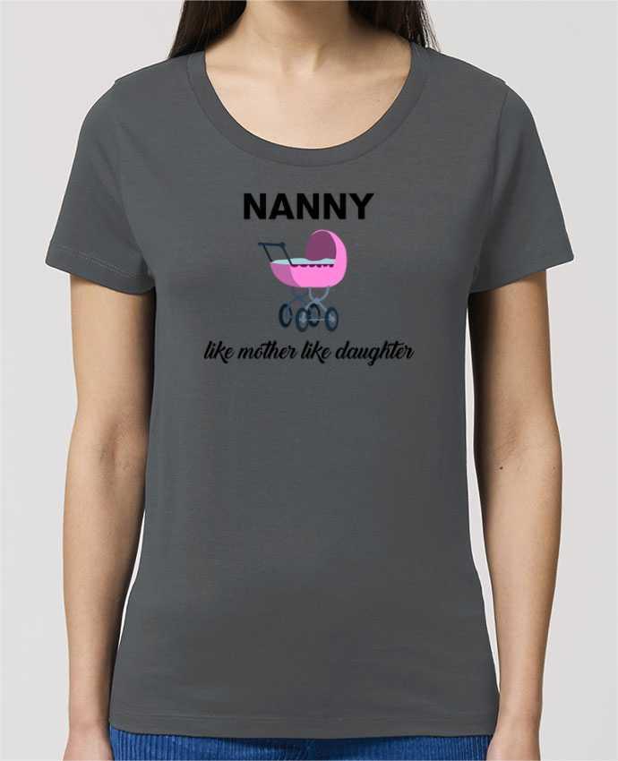 T-shirt Femme Nanny like mother like daughter par tunetoo